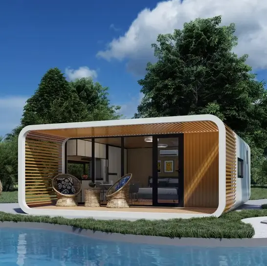 ပေ 40ft Apple Cabin House
